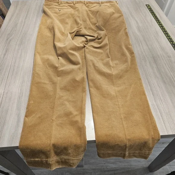 Polo Ralph Lauren Pants Mens 38/32 Brown Corduroy Chino Classic Fit Stretch Logo - Picture 9 of 10